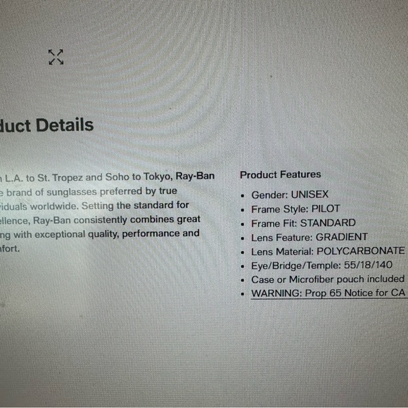 brand new Sunglasses - Picture 4 of 5